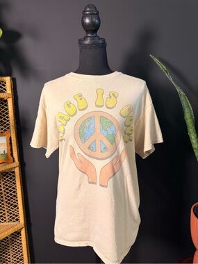 Peace is good tee